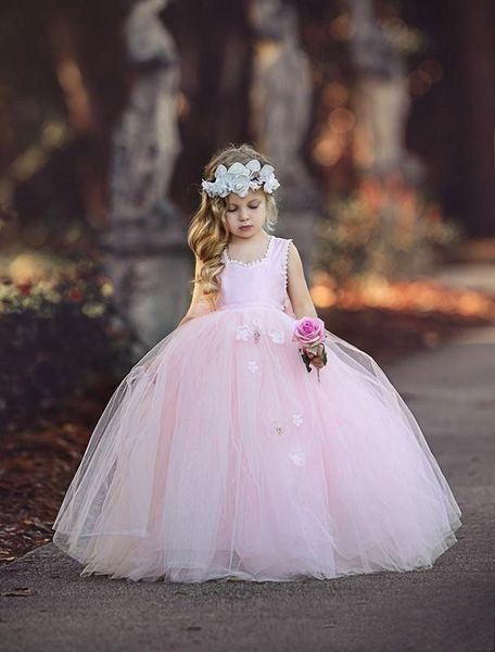 2019 new tutu ball gown flower girl dresses straps pink tulle princess handmade flowers long birthday party gown cute toddler pageant dress, White;blue
2019 new tutu ball gown flower girl dresses straps pink tulle princess handmade flowers long birthday party gown cute toddler pageant dress, White;blue