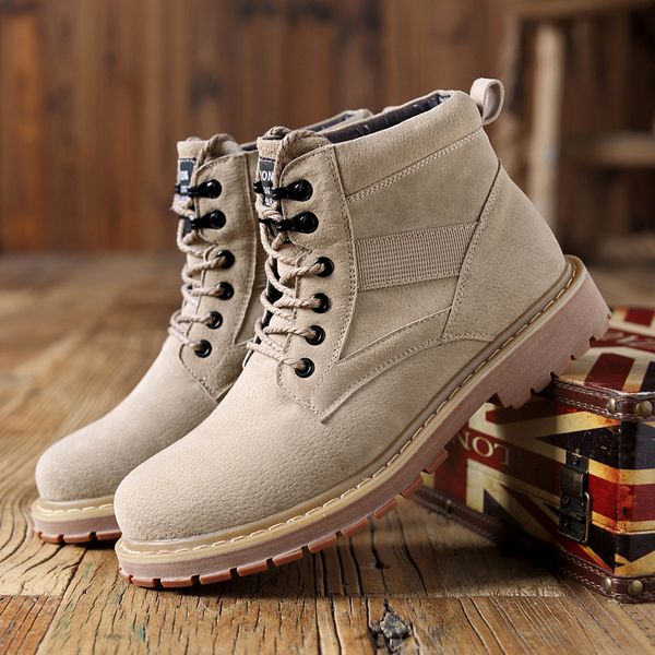 2019 new shoes genuine pigskin leather high boots man working shoe winter warm boot 2019 round head ankle boot rubber outsole, Black
2019 new shoes genuine pigskin leather high boots man working shoe winter warm boot 2019 round head ankle boot rubber outsole, Black