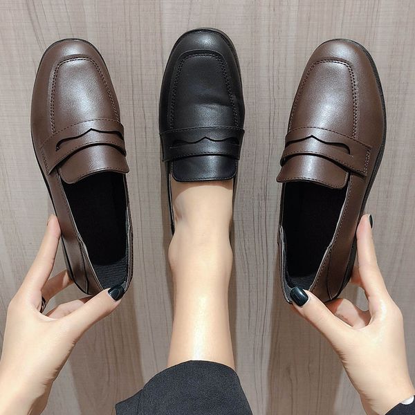 womens loafers shoes oxfords women's autumn female footwear casual sneaker shallow mouth modis british style square toe, Black
womens loafers shoes oxfords women's autumn female footwear casual sneaker shallow mouth modis british style square toe, Black