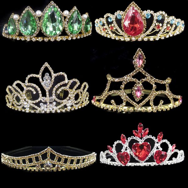 gold crown queen goddess wedding hair accessories bride headdress head piece hair ornament children crystal tiara, Golden;white
gold crown queen goddess wedding hair accessories bride headdress head piece hair ornament children crystal tiara, Golden;white