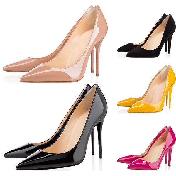 with box luxury designer women red bottom high heels 8cm 10cm 12cm nude black red leather pointed toes pumps dress shoes size 35-42
with box luxury designer women red bottom high heels 8cm 10cm 12cm nude black red leather pointed toes pumps dress shoes size 35-42