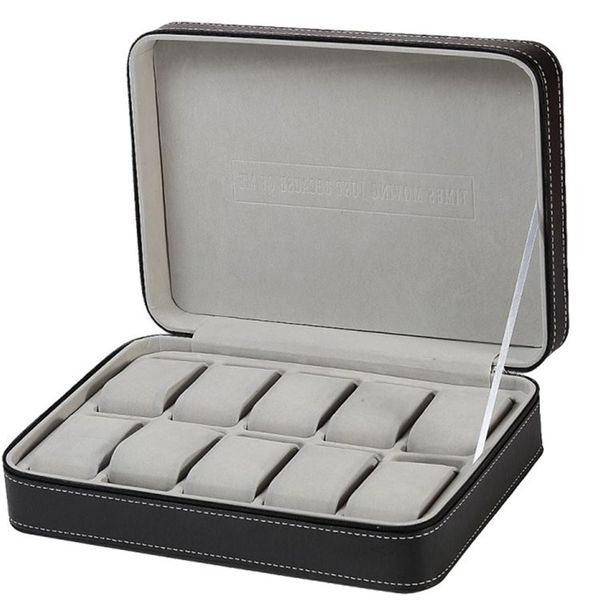 12 slot girds leather/carbon fiber watch box portable travel zipper case collector storage jewelry storage box(black, Black;blue
12 slot girds leather/carbon fiber watch box portable travel zipper case collector storage jewelry storage box(black, Black;blue