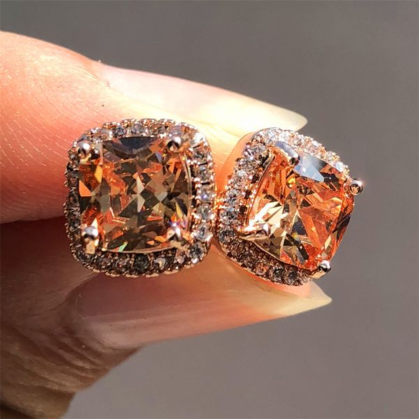 luxury female crystal zircon stone earrings fashion 925 sterling silver filled jewelry vintage double stud earrings for women, Golden;silver
luxury female crystal zircon stone earrings fashion 925 sterling silver filled jewelry vintage double stud earrings for women, Golden;silver