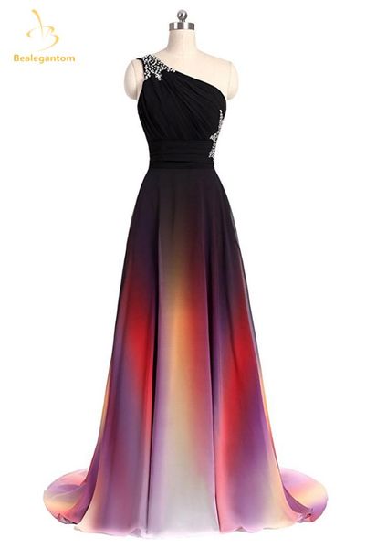 bealegantom long gradient evening dresses 2019 with beaded lace up formal prom party gown vestido longo qa1435, White;black
bealegantom long gradient evening dresses 2019 with beaded lace up formal prom party gown vestido longo qa1435, White;black