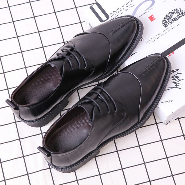 2019 size 37-44 oxfords leather men shoes fashion casual pointed formal business male wedding dress flats wholesales, Black
2019 size 37-44 oxfords leather men shoes fashion casual pointed formal business male wedding dress flats wholesales, Black