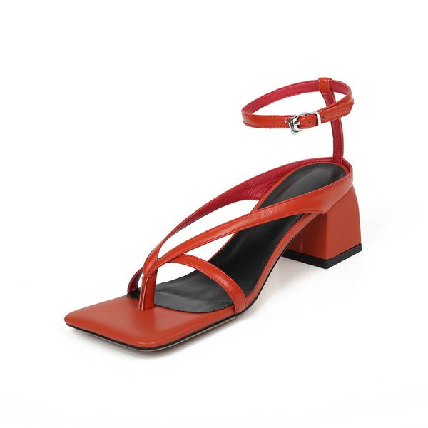 genuine leather 4cm med heel ladies sandals ankle strap shoes woman casual flip flop summer women sandals, Black
genuine leather 4cm med heel ladies sandals ankle strap shoes woman casual flip flop summer women sandals, Black