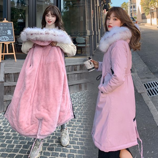 swredmi new women's winter jacket thick parkas for girls slim fashion warm jacket female large fur collar pink winter coats, Tan;black
swredmi new women's winter jacket thick parkas for girls slim fashion warm jacket female large fur collar pink winter coats, Tan;black