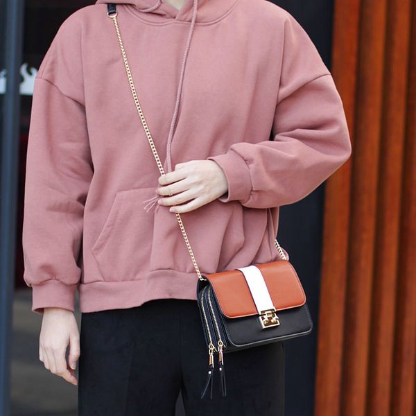 новый контраст цвета сумка плеча высокого качества pu leather fashion small square bag изысканный метал лок посланника
новый контраст цвета сумка плеча высокого качества pu leather fashion small square bag изысканный метал лок посланника