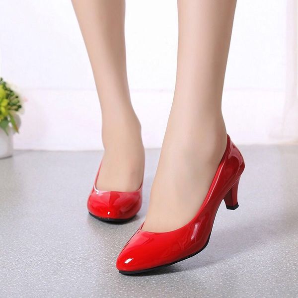high heels shoes women wedding shoes pointed toe tacones mujer square heel chaussures femme 4cm high heel plus size 35-42, Black
high heels shoes women wedding shoes pointed toe tacones mujer square heel chaussures femme 4cm high heel plus size 35-42, Black