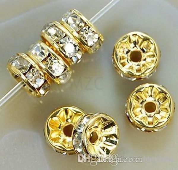 8mm white crystal spacer metal gold plated rondelle rhinestone loose beads for diy jewelry making bead fit bracelet j35356 e23
8mm white crystal spacer metal gold plated rondelle rhinestone loose beads for diy jewelry making bead fit bracelet j35356 e23