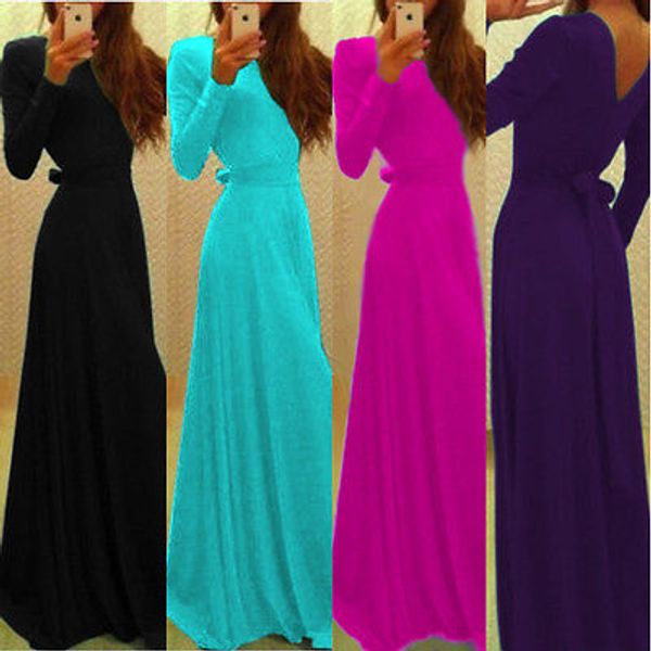 women ladies prom ball long maxi dress size 4-14, Black;gray
women ladies prom ball long maxi dress size 4-14, Black;gray