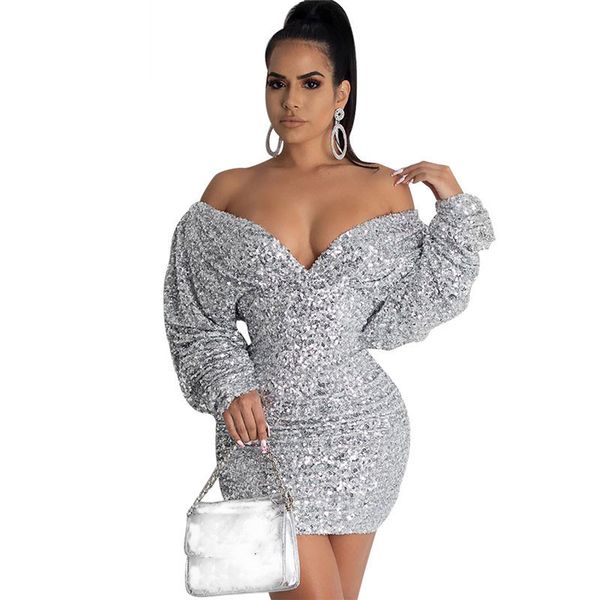 party sequin dress autumn winter women backless long sleeve mini wrap dresses bodycon pacakge hip night club dress vestidos, Black;gray
party sequin dress autumn winter women backless long sleeve mini wrap dresses bodycon pacakge hip night club dress vestidos, Black;gray
