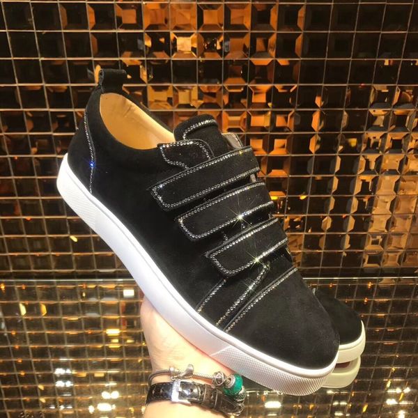 low red bottom sneakers rhinestones for men luxury black leather fashion mens womens shoes designer causal shoes wholesale
low red bottom sneakers rhinestones for men luxury black leather fashion mens womens shoes designer causal shoes wholesale