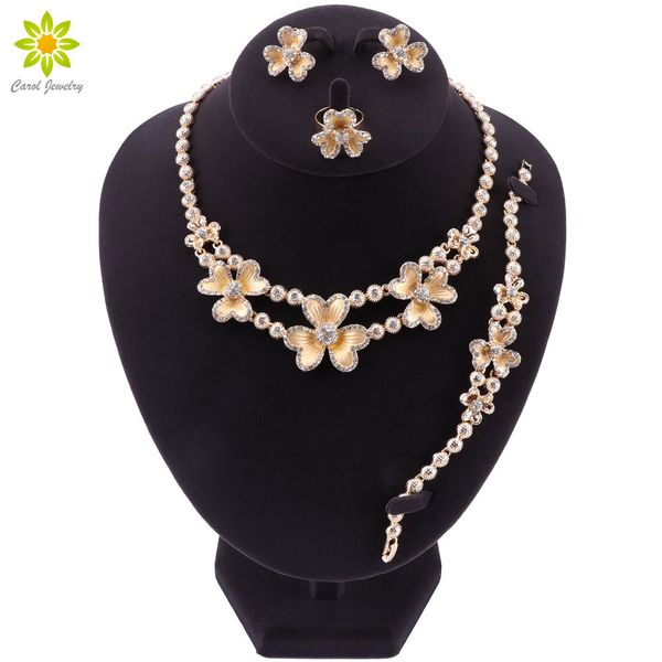african jewelry sets flower style gold plated bridal wedding accessories necklace bracelet earrings rings set for women, Slivery;golden
african jewelry sets flower style gold plated bridal wedding accessories necklace bracelet earrings rings set for women, Slivery;golden