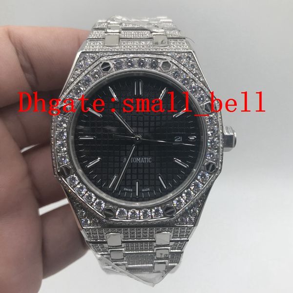 sf factory new products 15400 316l stainless steel men's watch imported automatic machinery 41mm men's hardcover diamond watch, Slivery;brown
sf factory new products 15400 316l stainless steel men's watch imported automatic machinery 41mm men's hardcover diamond watch, Slivery;brown