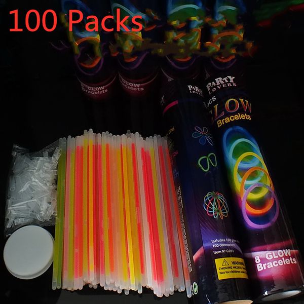 dhl 100pcs glow sticks light stick bulk party supplies glow the dark fun party pack glowsticks connectors for bracelets necklaces for kids
dhl 100pcs glow sticks light stick bulk party supplies glow the dark fun party pack glowsticks connectors for bracelets necklaces for kids