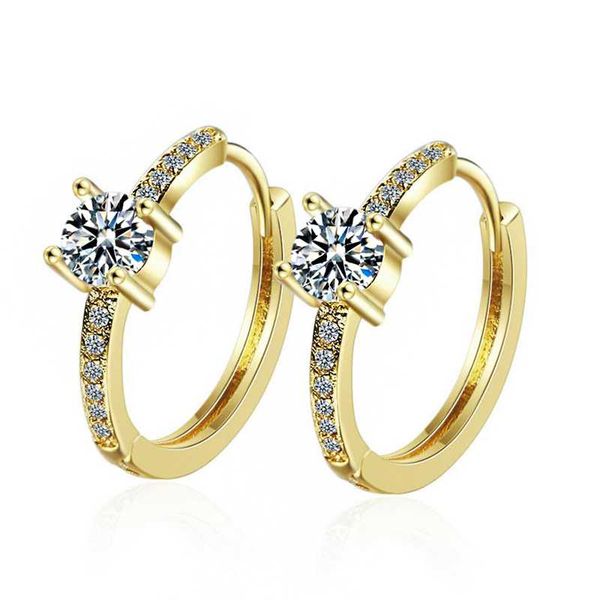 5a shiny zirconia simple style small hoop earrings gold silver color loop huggie earring fashion wedding party jewelry for women, Golden;silver 
5a shiny zirconia simple style small hoop earrings gold silver color loop huggie earring fashion wedding party jewelry for women, Golden;silver