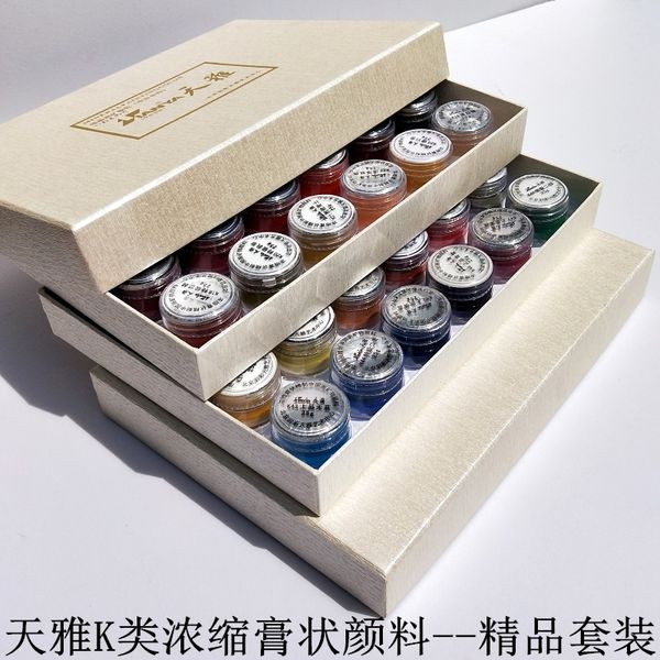 tianya mineral pigments natural chinese paintings k paste type 48 color pens heavy color rock painting murals thangka
tianya mineral pigments natural chinese paintings k paste type 48 color pens heavy color rock painting murals thangka