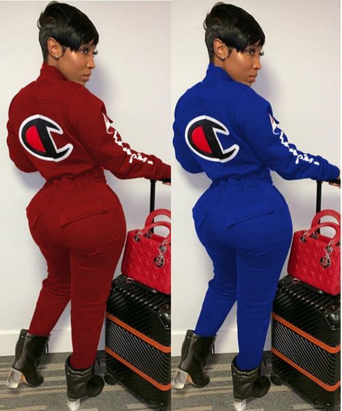 champions women letter print jumpsuits leapel neck casual bodysuit long sleeve rompers fall winter clothes skinny one piece pants 1244, Black;white
champions women letter print jumpsuits leapel neck casual bodysuit long sleeve rompers fall winter clothes skinny one piece pants 1244, Black;white
