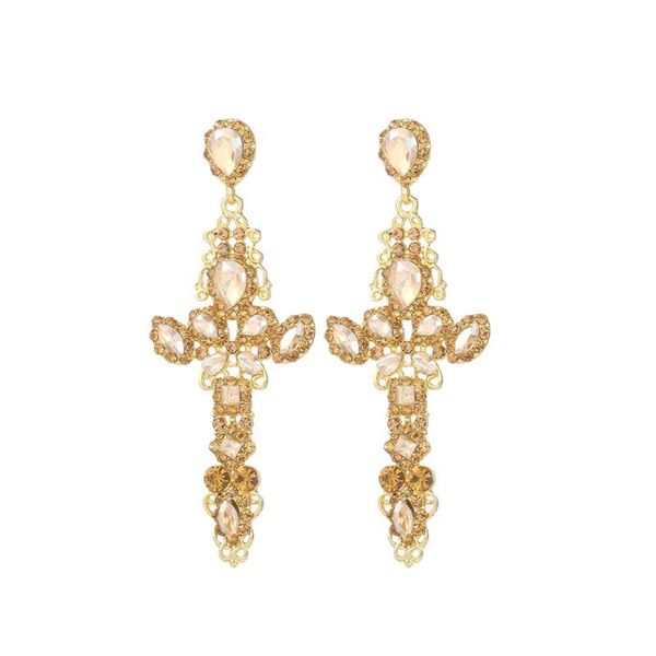 vintage women cross charm earrings long large crystal drop earrings wedding party baroque statement jewelry wholesale gifts, Silver
vintage women cross charm earrings long large crystal drop earrings wedding party baroque statement jewelry wholesale gifts, Silver