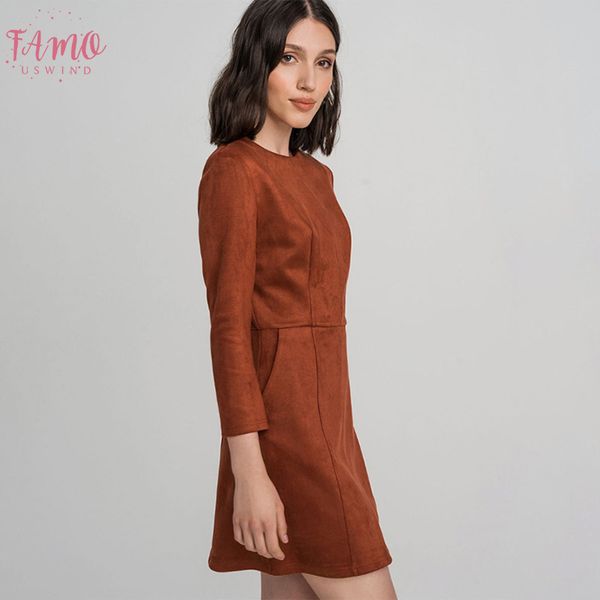 women pockets a line party dress ladies sleeve o neck solid elegant office work female 2020 fashion winter dress vintage, Black;gray
women pockets a line party dress ladies sleeve o neck solid elegant office work female 2020 fashion winter dress vintage, Black;gray
