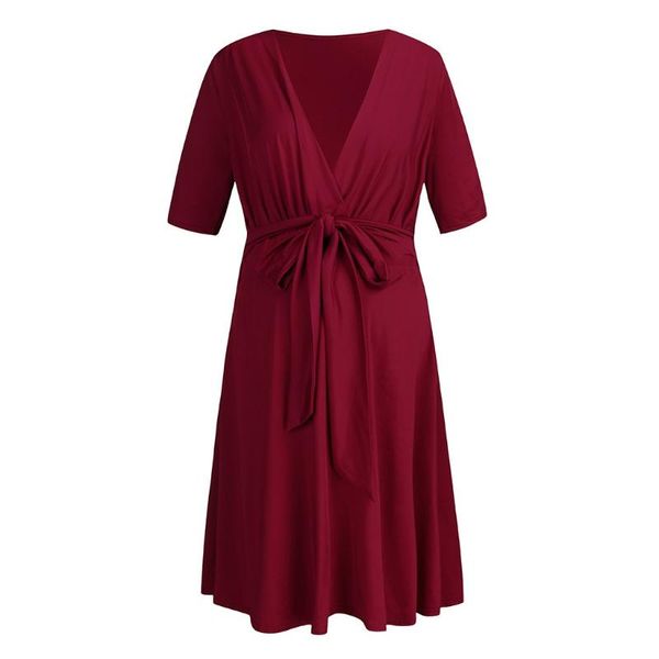 women's maternity pregnant dresses short sleeve casual solid color navy v-neck summer dress with belt fashion ing, White
women's maternity pregnant dresses short sleeve casual solid color navy v-neck summer dress with belt fashion ing, White