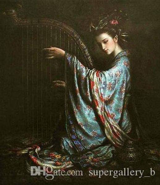 beauty - young girl playing handpainted & hd print chinese dunhuang fairy art oil painting on canvas multi sizes p128
beauty - young girl playing handpainted & hd print chinese dunhuang fairy art oil painting on canvas multi sizes p128