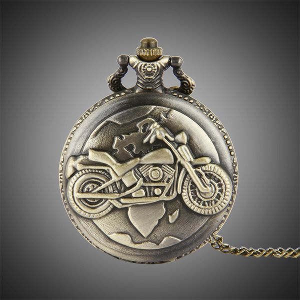 new bronze color pocket watch motorcycles pattern relogio de bolso quartz watch with necklace quartz clock masculino relogio, Slivery;golden
new bronze color pocket watch motorcycles pattern relogio de bolso quartz watch with necklace quartz clock masculino relogio, Slivery;golden