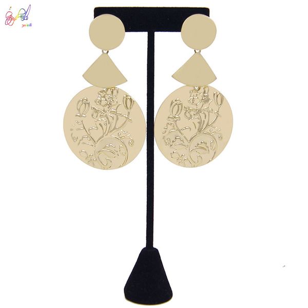 yulaili trendy jewelry pendant earrings for women wedding gift copper alloy gold color earing ing, Silver
yulaili trendy jewelry pendant earrings for women wedding gift copper alloy gold color earing ing, Silver