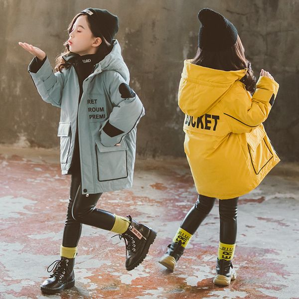 fashion children's coat girls winter jacket for teenage girls warm hooded parkas cotton thick padded long coat kids clothing, Blue;gray
fashion children's coat girls winter jacket for teenage girls warm hooded parkas cotton thick padded long coat kids clothing, Blue;gray