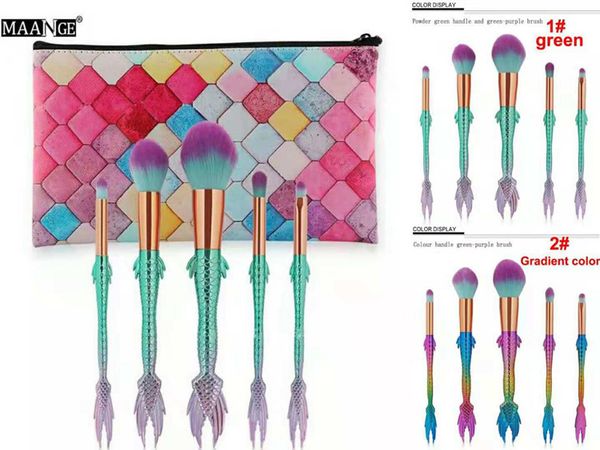 maange mermaid makeup brushe 5 pcs set mermaid brushs holder blusher brushs eye shadow brush makeup brush tools powder contour brushes
maange mermaid makeup brushe 5 pcs set mermaid brushs holder blusher brushs eye shadow brush makeup brush tools powder contour brushes