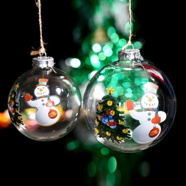 christmas ornament ball / xmas tree snowman design / clear glass balls xmas tree decoration window pendant new year party event
christmas ornament ball / xmas tree snowman design / clear glass balls xmas tree decoration window pendant new year party event