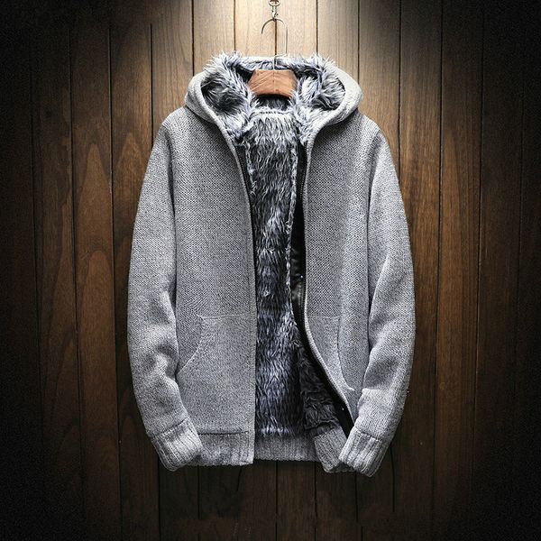 left rom 2019 male autumn fashion brand long sleeve/hooded knitting thickening keep warm sweater men leisure coat, White;black
left rom 2019 male autumn fashion brand long sleeve/hooded knitting thickening keep warm sweater men leisure coat, White;black