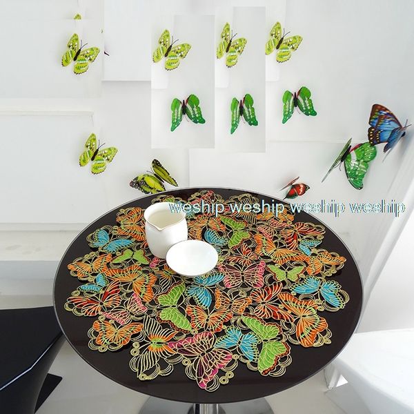 colourful butterfly high-end luxury embroidery cloth art european style circular table mat the table cloth eat mat
colourful butterfly high-end luxury embroidery cloth art european style circular table mat the table cloth eat mat