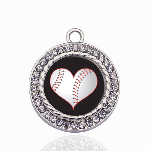 heart of a baseball player circle charm copper pendant for necklace bracelet connector women gift jewelry accessories, Bronze;silver
heart of a baseball player circle charm copper pendant for necklace bracelet connector women gift jewelry accessories, Bronze;silver