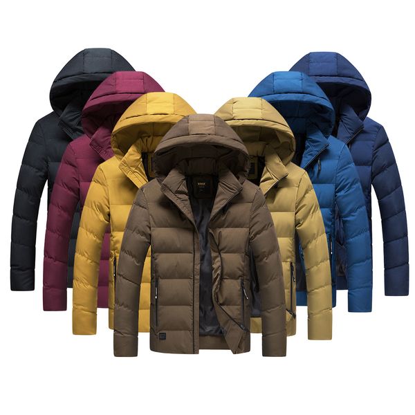 winter jacket mens cotton-padded parkas arrival hooded tracksuit coat plus size thick warm slim solid parka outerwear 2019, Black
winter jacket mens cotton-padded parkas arrival hooded tracksuit coat plus size thick warm slim solid parka outerwear 2019, Black