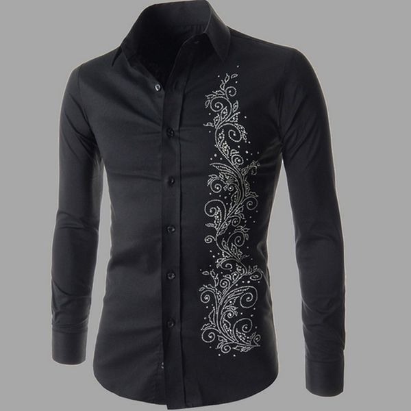 zogaa 2019 men's business shirt slim fit men's casual button down flower shirt long sleeve formal dress shirts clothing camisa, White;black
zogaa 2019 men's business shirt slim fit men's casual button down flower shirt long sleeve formal dress shirts clothing camisa, White;black