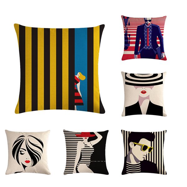 45*45cm simple european and american female style pillow cover square sofa cushion cover suitable for home decoration
45*45cm simple european and american female style pillow cover square sofa cushion cover suitable for home decoration