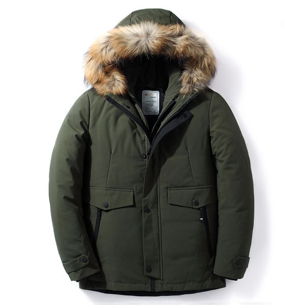 2018 winter new men fur collar hooded down jacket fashion casual thick warm white duck down coat brand clothes black green
2018 winter new men fur collar hooded down jacket fashion casual thick warm white duck down coat brand clothes black green