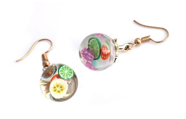 creative lovely fruit glass ball earrings for women personality party jewelry funny transparent fruit earrings vacation gift, Silver
creative lovely fruit glass ball earrings for women personality party jewelry funny transparent fruit earrings vacation gift, Silver