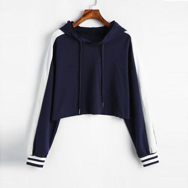 chamsgend women sweatshirts sport hoodies stripe autumn solid sweatshirt 2019 long sleeve pullover hooded streetwear hoodie f722, Black
chamsgend women sweatshirts sport hoodies stripe autumn solid sweatshirt 2019 long sleeve pullover hooded streetwear hoodie f722, Black