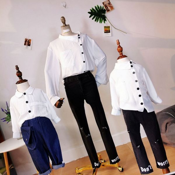 mother daughterparis fashion plus size female clothes loose shirt long sleeve blouse simple feminine womens a, Blue
mother daughterparis fashion plus size female clothes loose shirt long sleeve blouse simple feminine womens a, Blue