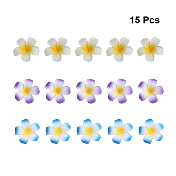 15 pcs waterproof 9cm plumeria flower hawaiian hairpins hair clip barrette for beach wedding seaside vacation summer picnic
15 pcs waterproof 9cm plumeria flower hawaiian hairpins hair clip barrette for beach wedding seaside vacation summer picnic