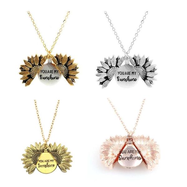 fashion sunflower double-layer metal pendant necklace for women round open long chain necklace open locket sunflower pendant, Silver
fashion sunflower double-layer metal pendant necklace for women round open long chain necklace open locket sunflower pendant, Silver