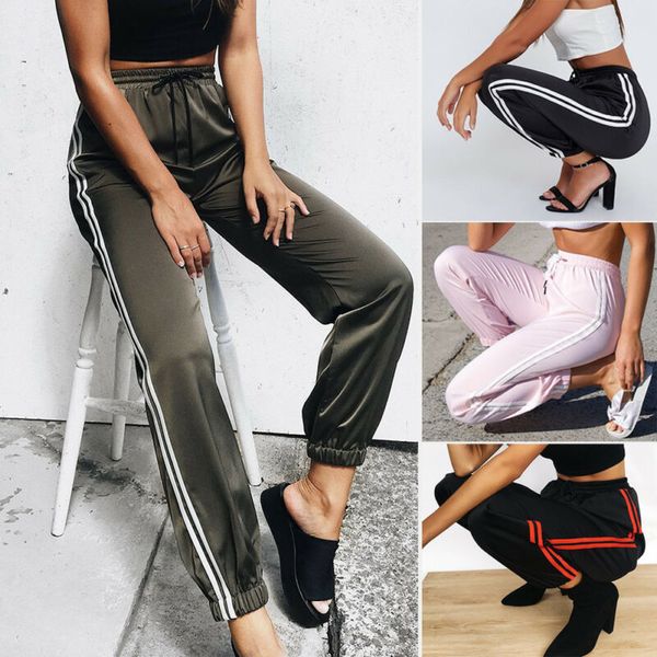 women's pants & capris women harem long drawstring summer loose work trousers fashion casual solid breathsable lace-up high waist sport, Black;white
women's pants & capris women harem long drawstring summer loose work trousers fashion casual solid breathsable lace-up high waist sport, Black;white
