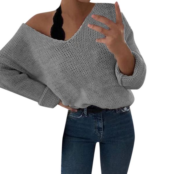 fashion winter women's casual solid full sleeve v-neck lazy loose sweater sweaters women invierno 2019 sweater women jersey, White;black
fashion winter women's casual solid full sleeve v-neck lazy loose sweater sweaters women invierno 2019 sweater women jersey, White;black