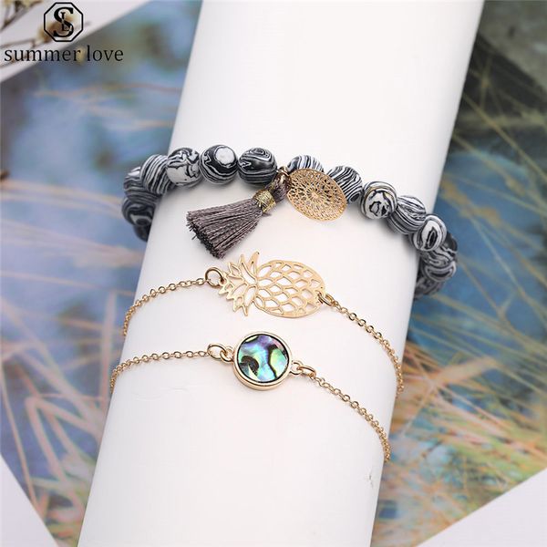 bohemian bracelet set malachite stone bracelet set for women gold pineapple handmade bangle bracelet valentine's day jewelry gift-z, Black
bohemian bracelet set malachite stone bracelet set for women gold pineapple handmade bangle bracelet valentine's day jewelry gift-z, Black