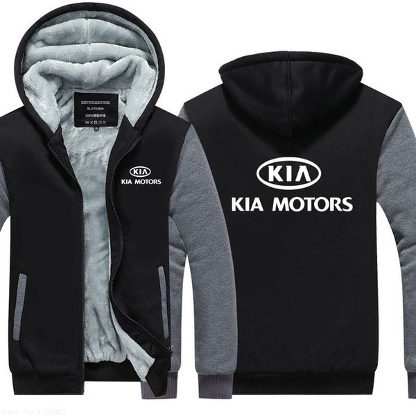 autumn winter male hoodie warm kia motors sweatshirt advertising jacket thickening coats zipper fleece clothes, Black
autumn winter male hoodie warm kia motors sweatshirt advertising jacket thickening coats zipper fleece clothes, Black
