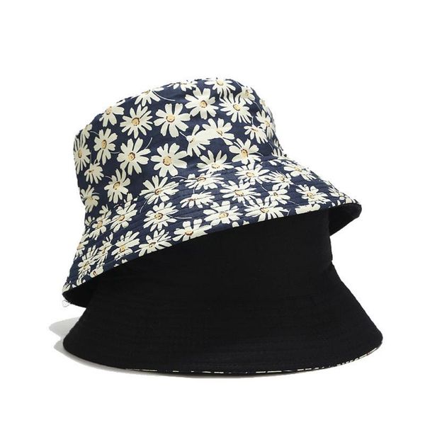 daisy print bucket hat double side wear easy matching cap fashion men and women outdoor sunscreen chapeau sun prevent hats
daisy print bucket hat double side wear easy matching cap fashion men and women outdoor sunscreen chapeau sun prevent hats