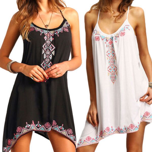 2018 irregular women summer bohemian white beach dress loose flare tunic female sleeveless beachwear boho gowns dresses, Black;gray
2018 irregular women summer bohemian white beach dress loose flare tunic female sleeveless beachwear boho gowns dresses, Black;gray